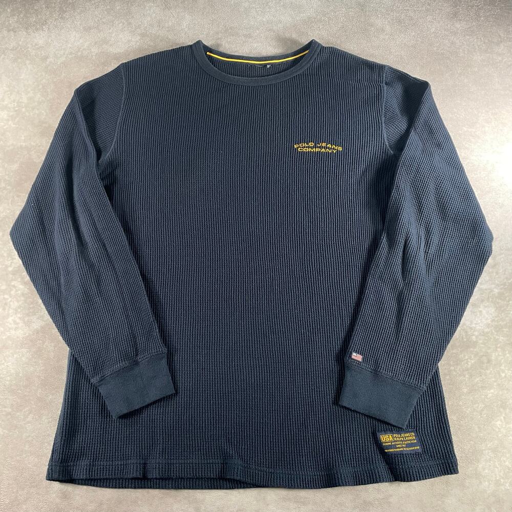Polo Ralph Lauren Jeans Co Navy Thermal Waffle T-shirt 2XL